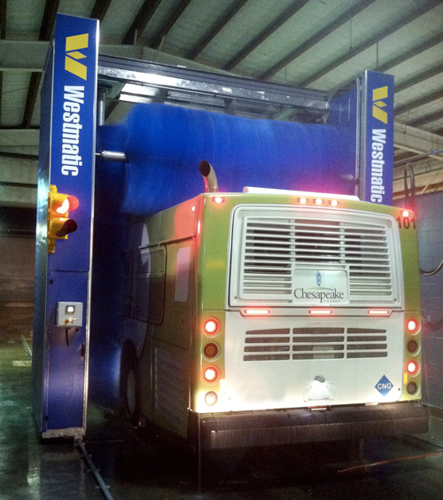 bus wash system